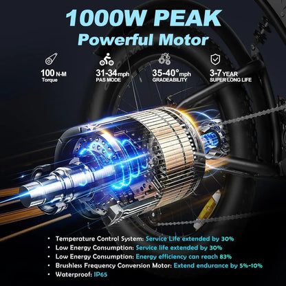 1000W Motor Ebike