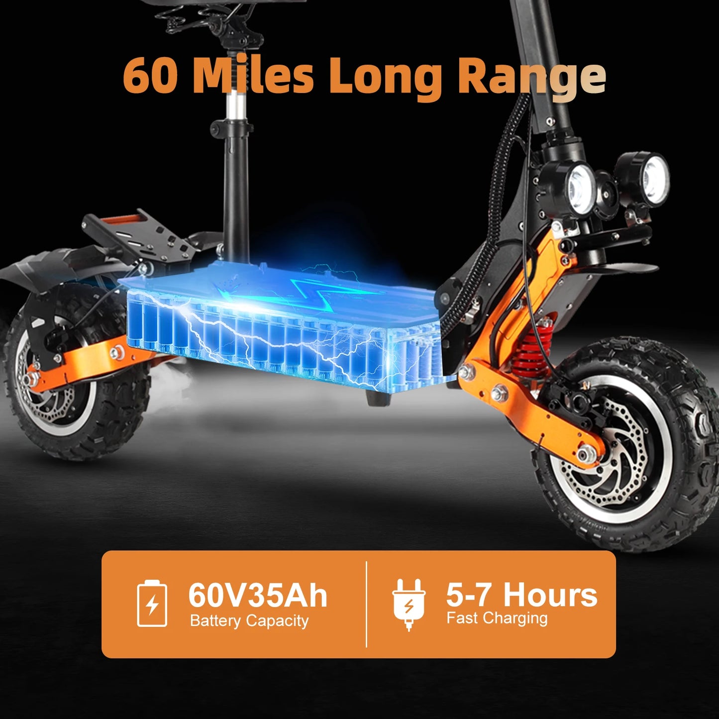 11inch Tubeless Tire  Off Road Electric Scooter