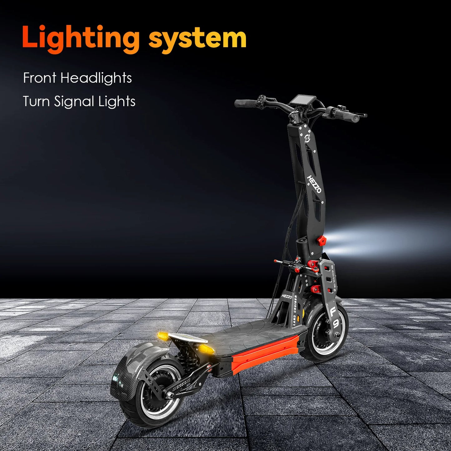 HEZZO F9 60v 8000w Dual Motors Electric off-road Scooter