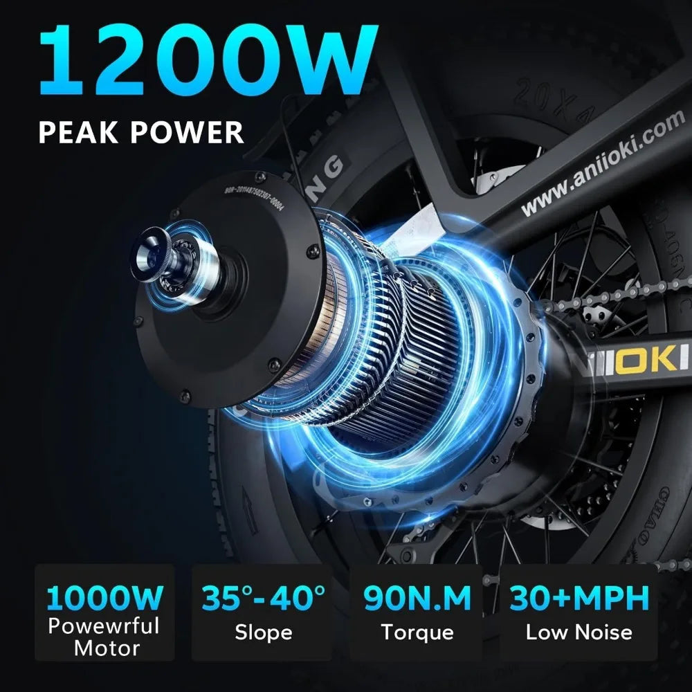 52V 60AH Peak Power Electric Bicycles