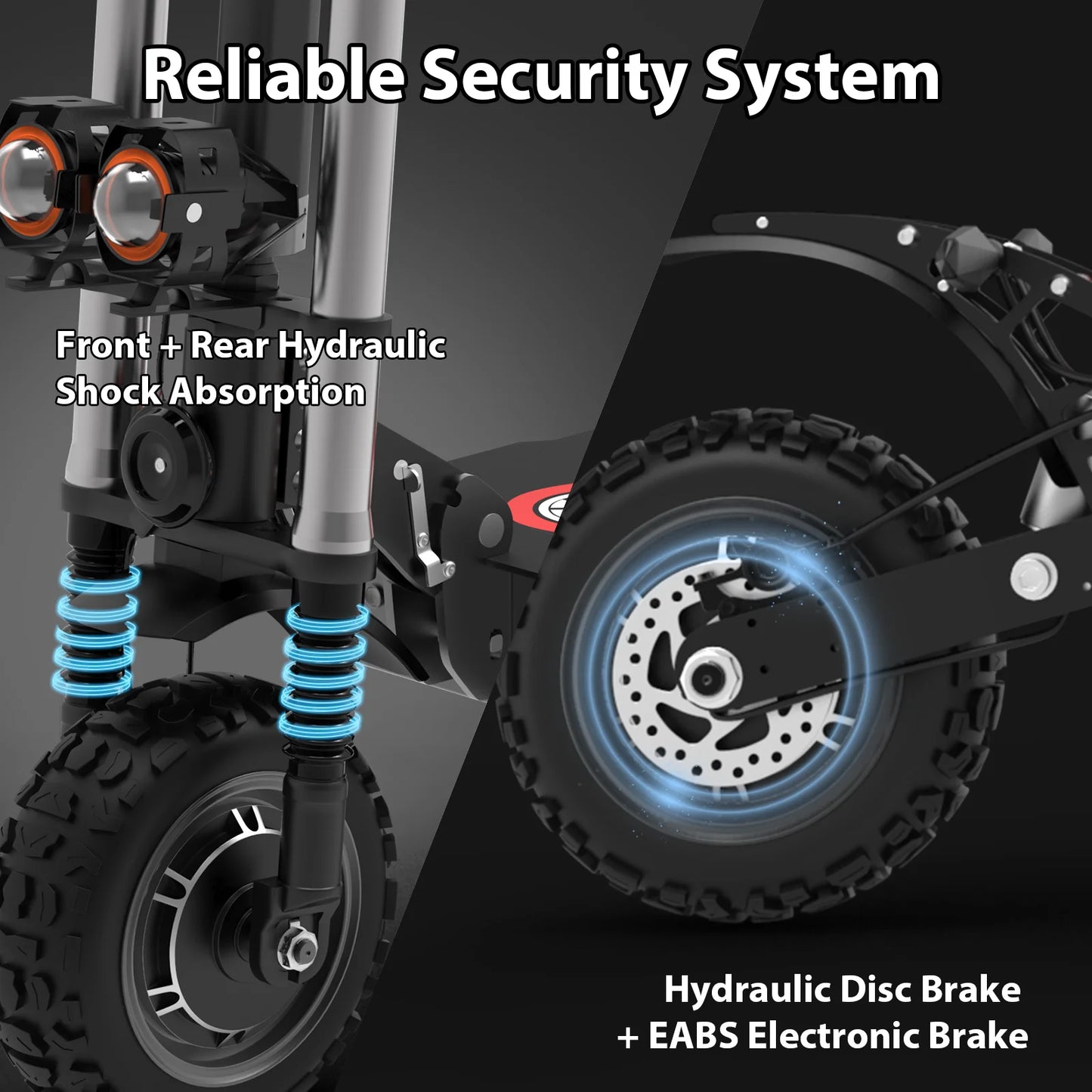 Heavy Duty Vacuum Off-Road Tire  Electric Scooter